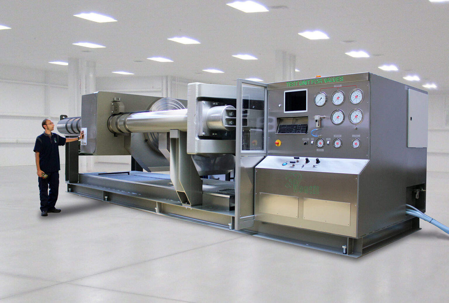 HORIZONTAL TEST BENCHES - Ventil Test Equipment image.